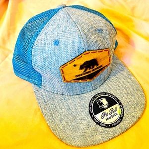 Blue California Republic Pit Bull SnapBack Hat